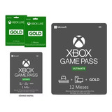 Xbox Game Pass Ultimate 12 Meses Xbox One Series x s 25 dig